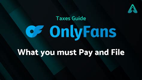 how to hide onlyfans on taxes|OnlyFans Taxes in 2024: Everything You Need to Know